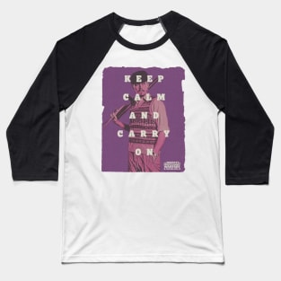 keep calm and carry on purple henry golding Baseball T-Shirt